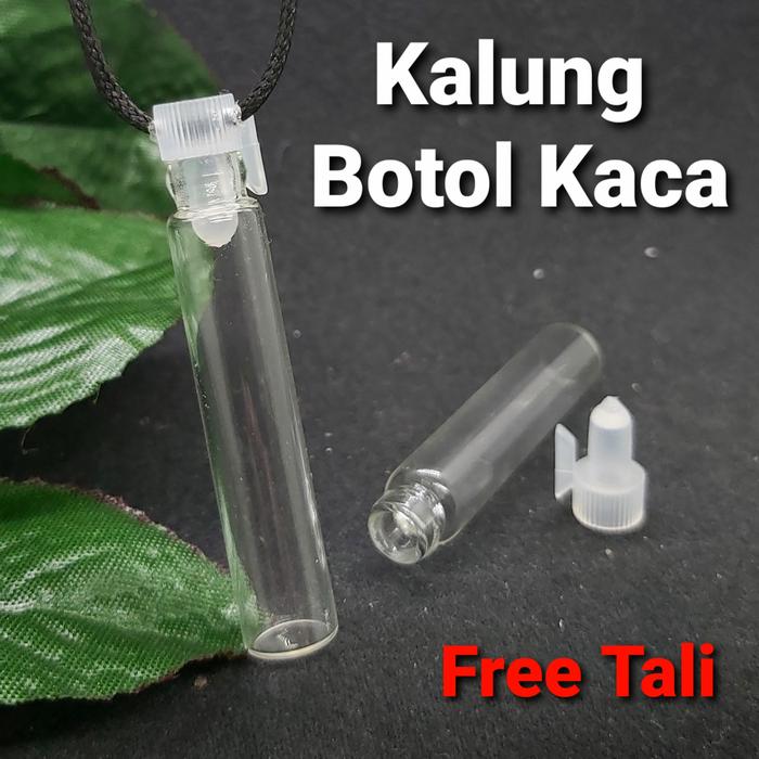 PROMO Kalung Botol Kaca Minyak Parfum Obat 2ml