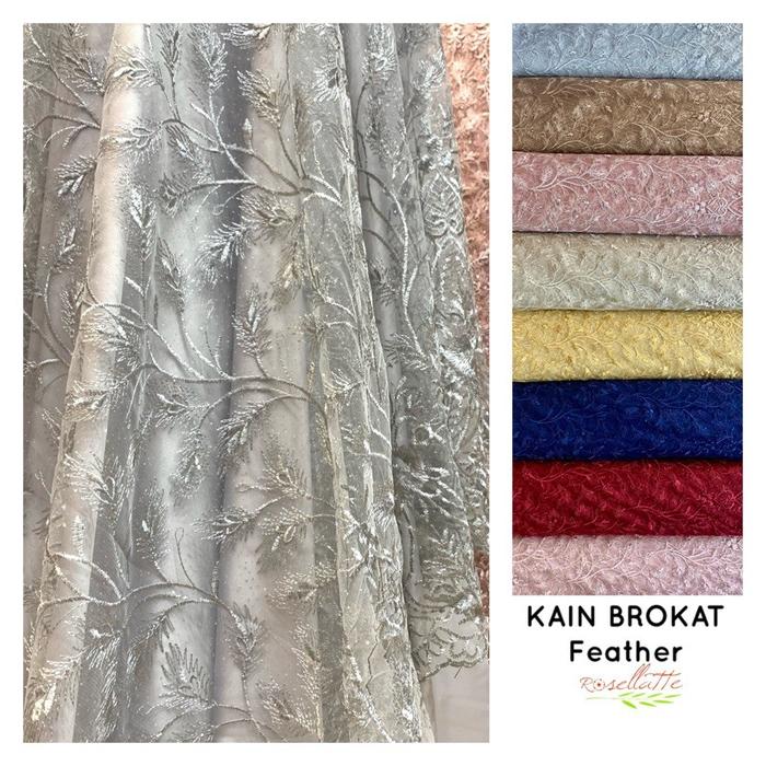 KAIN BROKAT FEATHER LACE