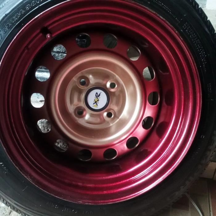 velg kaleng celong R14 lebar + ban