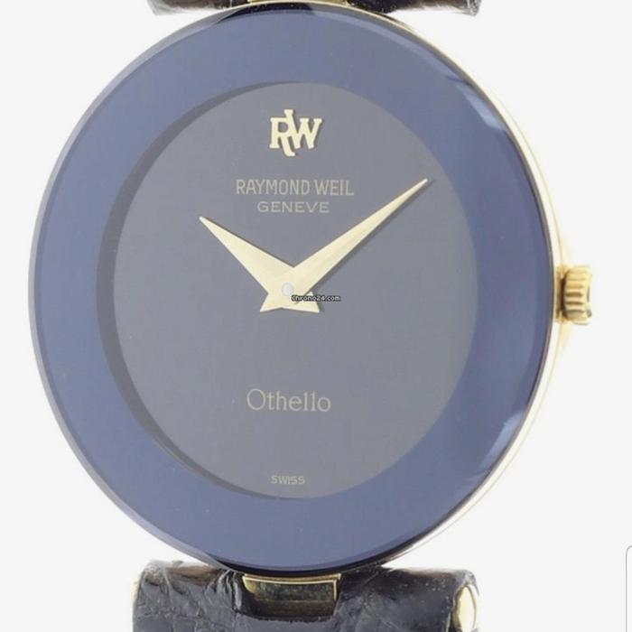 Kaca Jam RAYMOND WEIL OTHELLO Man 128-2 rare item warna BLACK