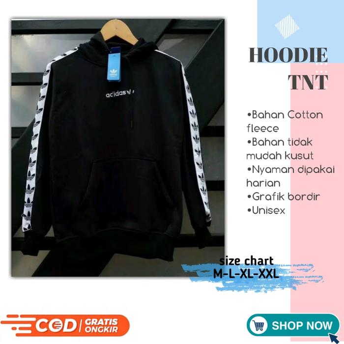 jaket hoodie/ sweater jaket/ hoodie tnt tebal