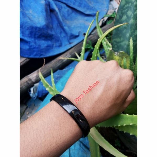 GELANG AKAR BAHAR MERAH ASLI TEMBUS CAHAYA VARIASI PERAK MODEL C