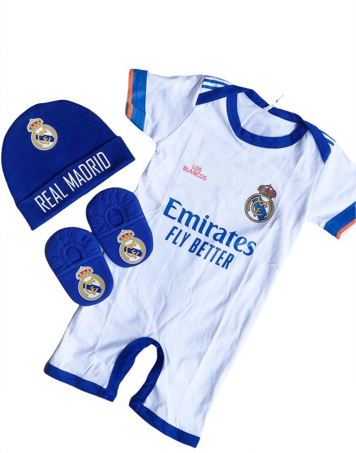 Baby Romper Jumpsuit Bayi REAL MADRID HOME