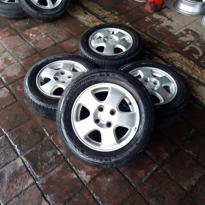 Velg Bekas Mobil COPOTAN HONDA CITY Ring 14 Ban Bonus KARIMUN