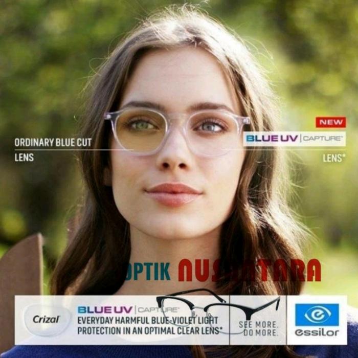 lensa Kacamata Crizal Blue UV Easy 1.56