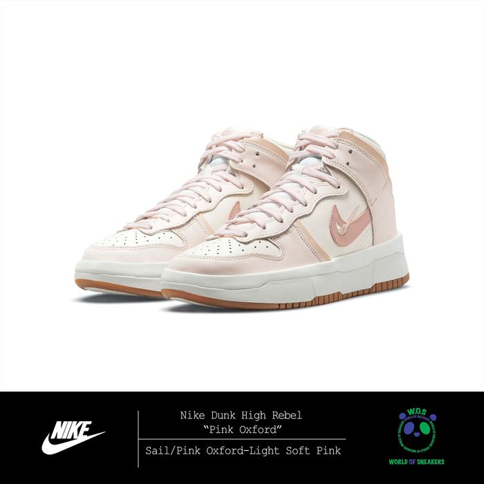 Nike Dunk High Rebel “Pink Oxford” (W)