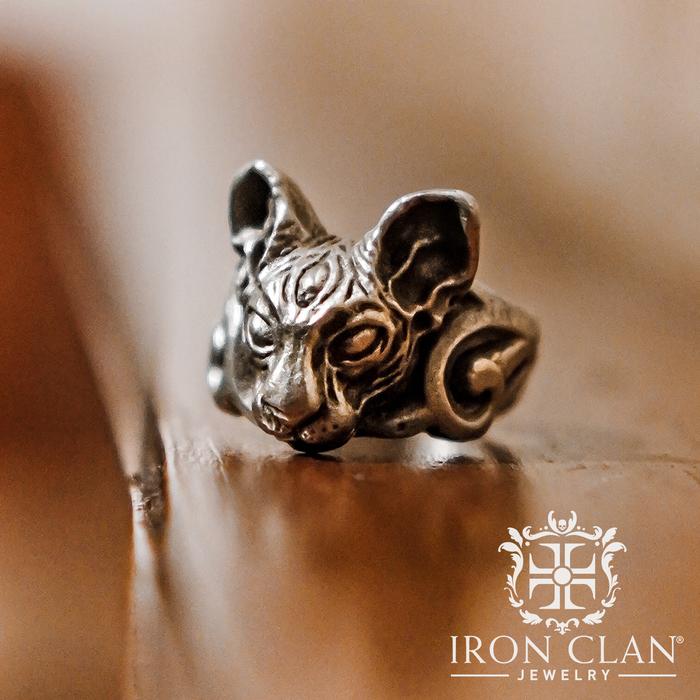 Sphynx Ring (Iron Clan Jewelry)