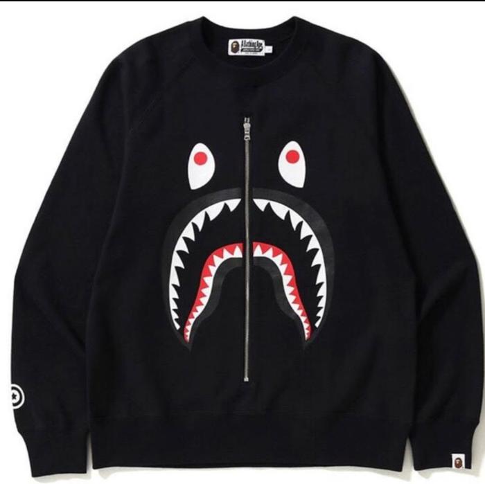 JAKET BAPE SHARK ORIGINAL / SWEATER BAPE SHARK / HOODIE BAPE SHARK