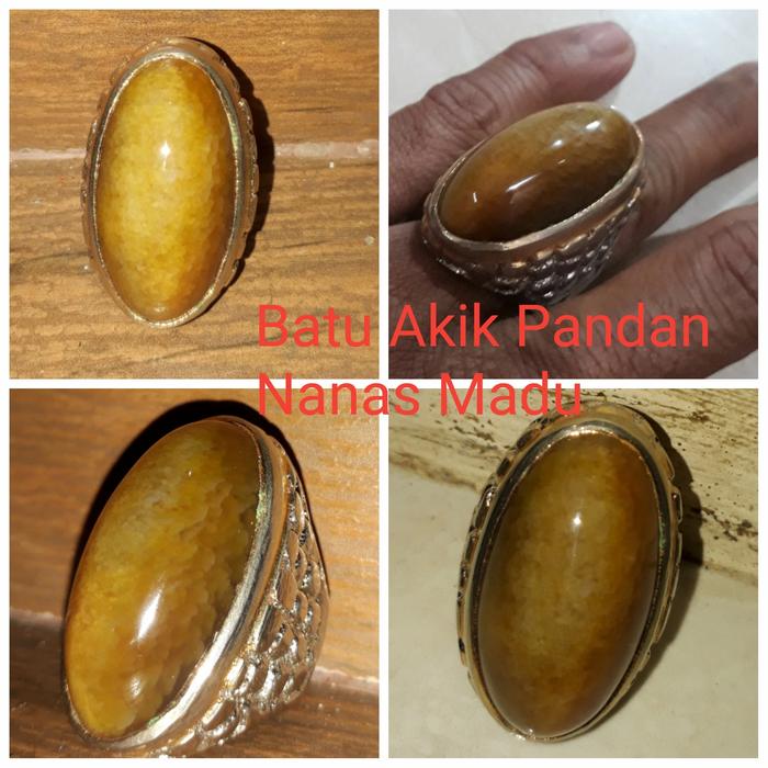 batu akik pandan nanas madu