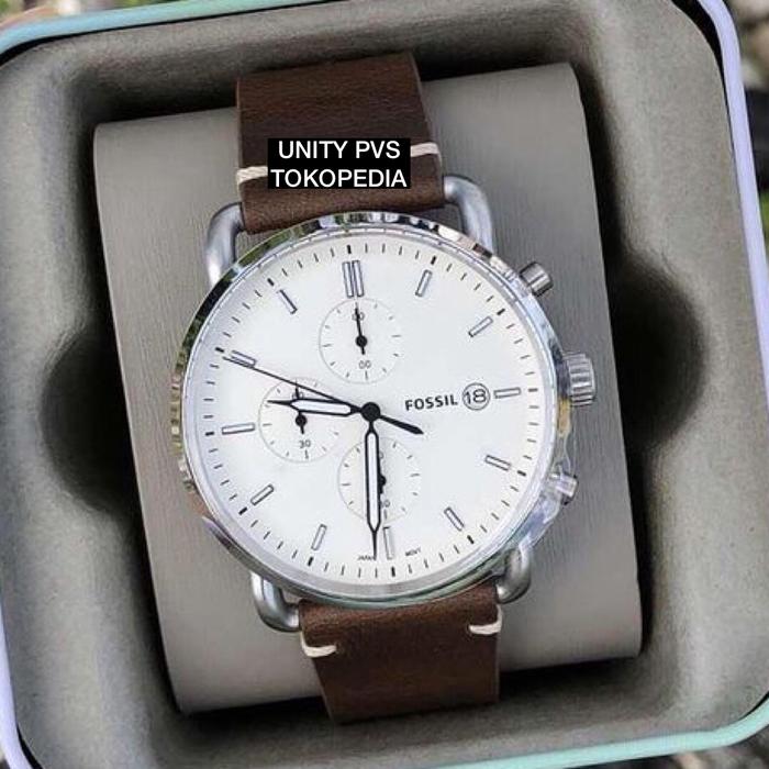 JAM TANGAN PRIA FOSSIL THE COMMUTER FS5402 / FS 5402 ORIGINAL