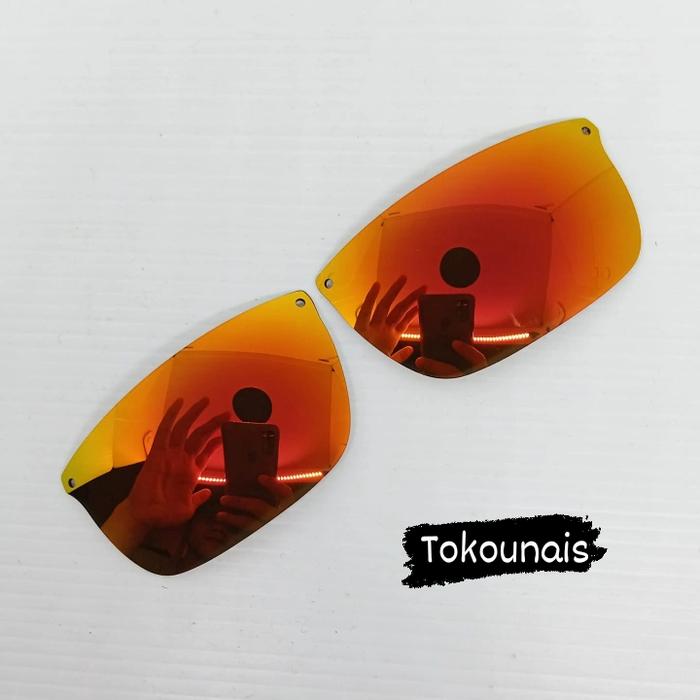 Oakley carbon blade fire red lens