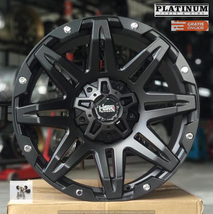 PAKET VELG HSR RADAK RING20 PLUS BAN ACCELERA 275 55 R20 OMIKRON CT
