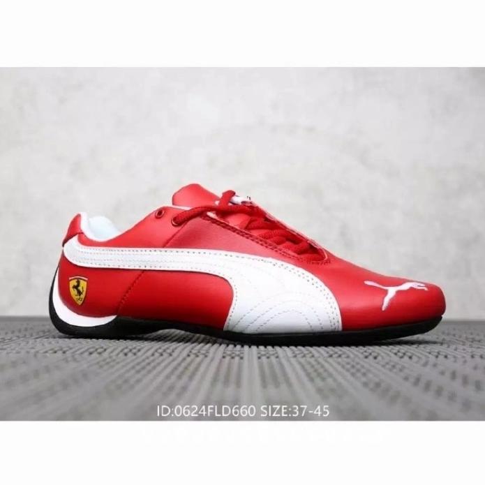 Sepatu Puma Ferrari Original Merah Dan putih Sepatu Pria Sepatu