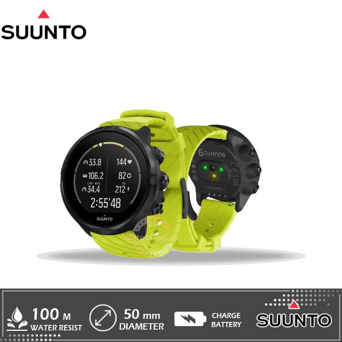 Jam Tangan SUUNTO 9 G1 BARO LIME Original Murah