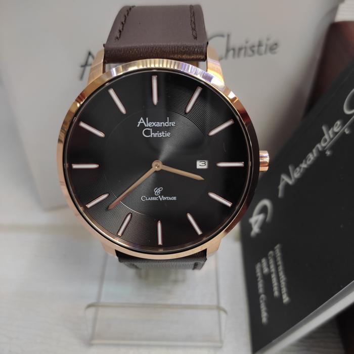 Jam Tangan Analog Pria Alexandre Christie Ac 8653MD St Steel