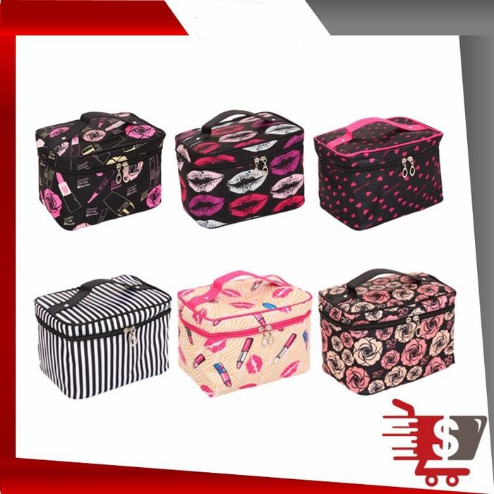 K502 (UK BESAR) Tas Kosmetik Motif / Tas Multi Fungsi / Bag Travel