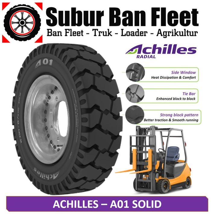 Achilles A-01 Ukuran 5.00-8 - Ban Solid/Ban Mati Untuk Forklift 500-8