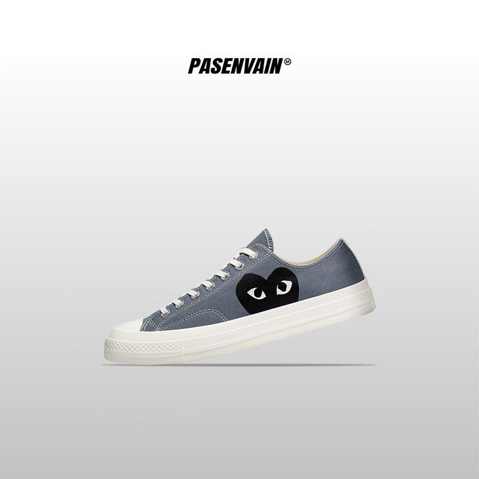 Converse 70s Low x CDG Steel Grey 100% Original