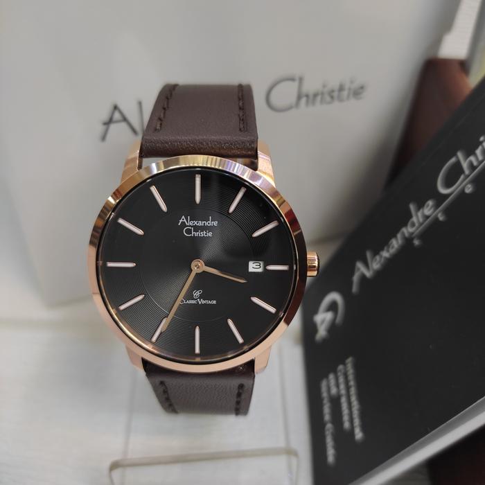 Jam Tangan Analog Pria Alexandre Christie Ac 8653 MD Stainless