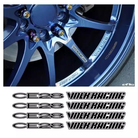 sticker velg CE28 volracing