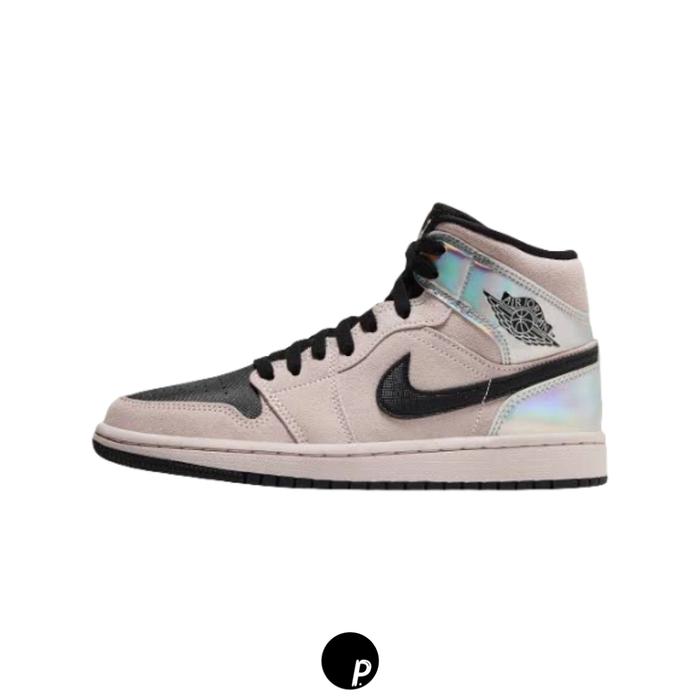 AIR JORDAN 1 MID DIRTY POWDER IRIDESCENT