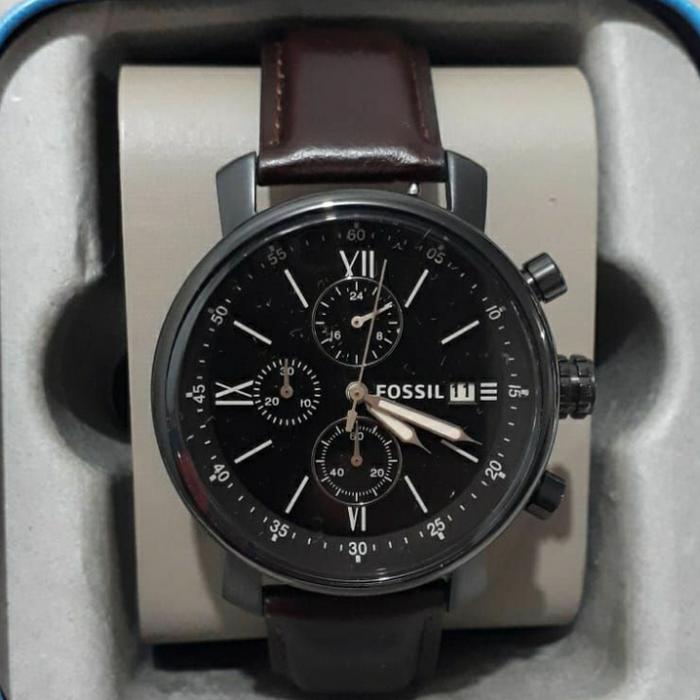 jam tangan fossil bq2459 leather