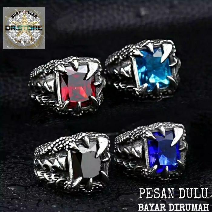 Cincin Pria Ring Motif Cakar Elang