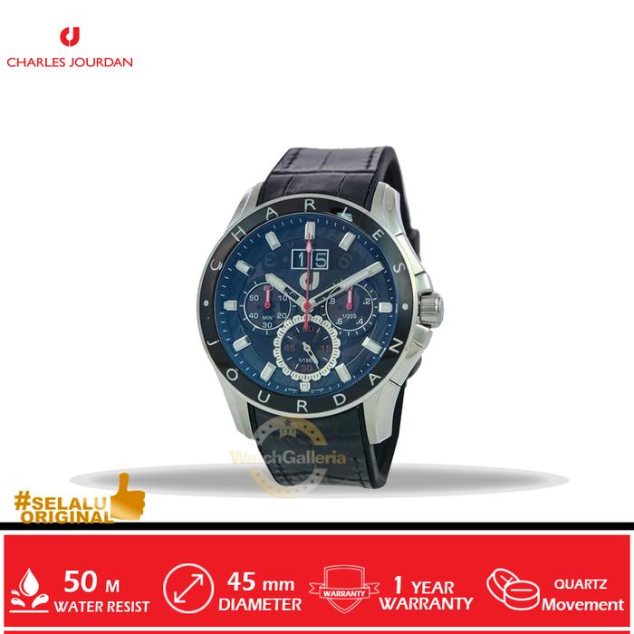 Jam Tangan Analog Man Charles Jourdan CJ1035-1332C Original Murah