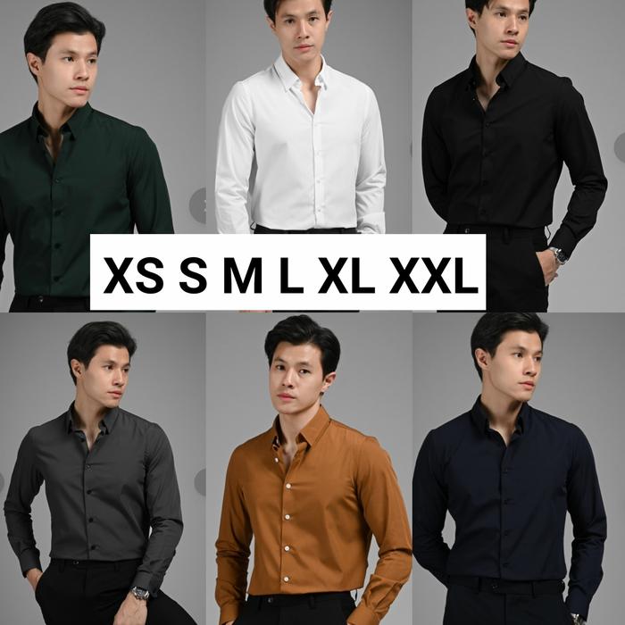 elegant basic shirt clean look by heymale male.id kemeja