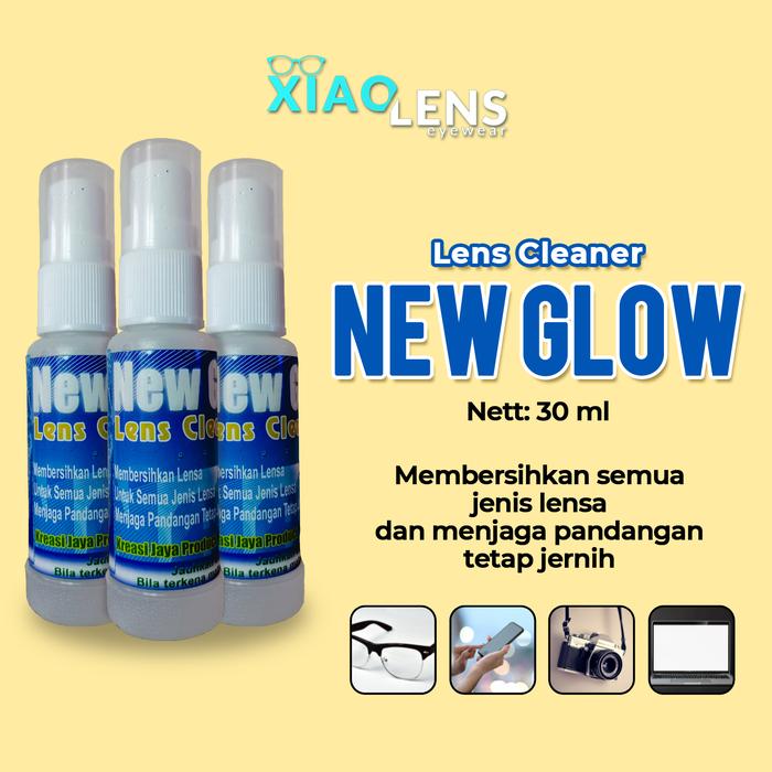 Cairan Pembersih Lensa NEW GLOW untuk Kacamata HP Laptop Kamera
