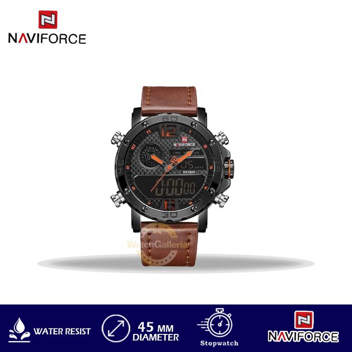 Jam Tangan pria Naviforce NF-9134M BK-11