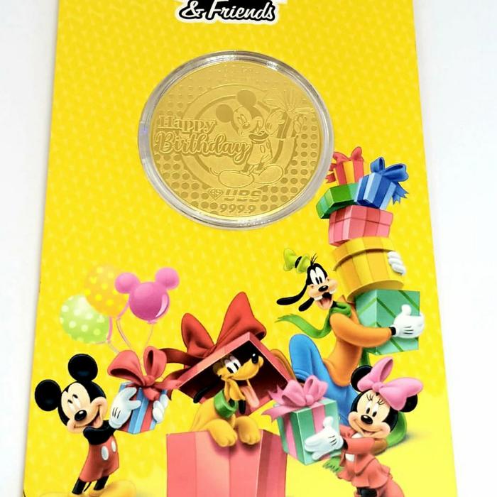 GIFT SERIES UBS HAPPY BIRTHDAY MICKEY MINNIE 0.2 GR/ LM 0.2GR