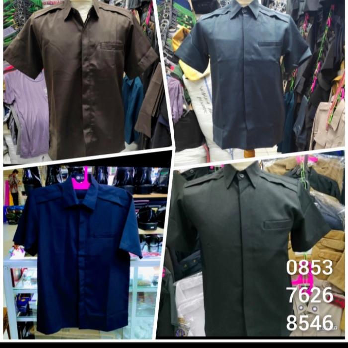 baju seragam safari paspampres kantor Dinas pemda pdh dongker navy
