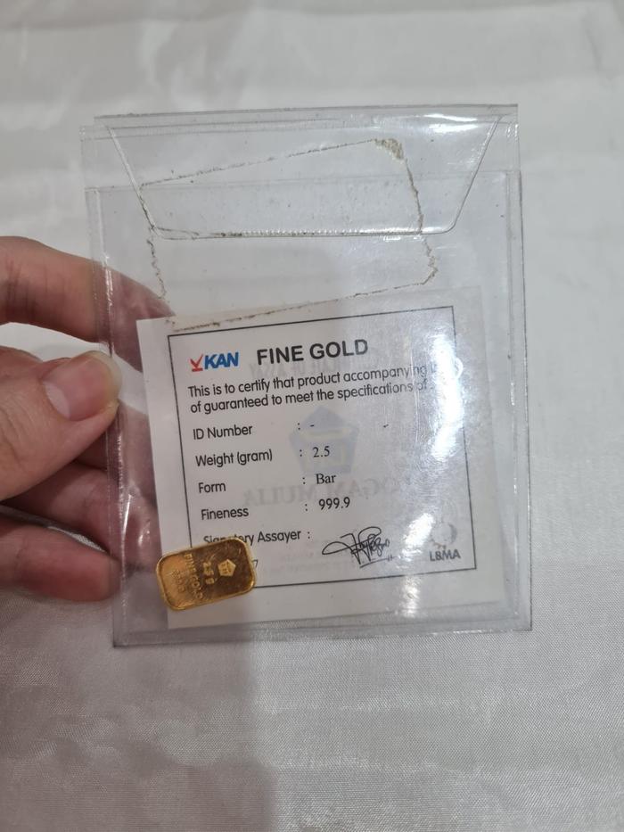 2.5 GRAM LM LOGAM MULIA EMAS ANTAM RETRO CLASSIC KLASIK SERTIFIKAT