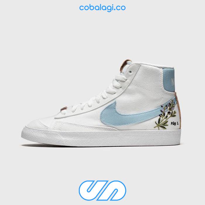 Nike WMNS Blazer Mid 77 Vintage White Indigo Womens Original Resmi