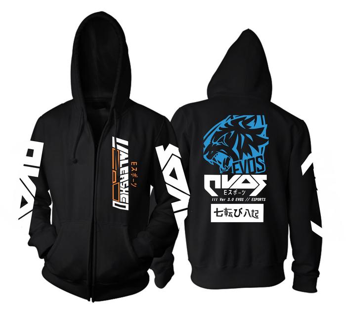 Jaket Zipper Evos Unleashed Big Size Jumbo