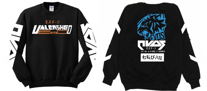 Jaket Sweater Evos Unleashed Big Size Jumbo