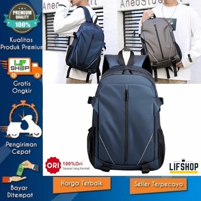 Tas Ransel Punggung Haoshuai 3401 Original Tas Kerja Sekolah Anti Air