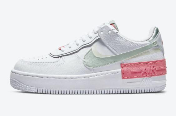 Nike Air Force 1 Shadow White Seafoam Jade Smoke