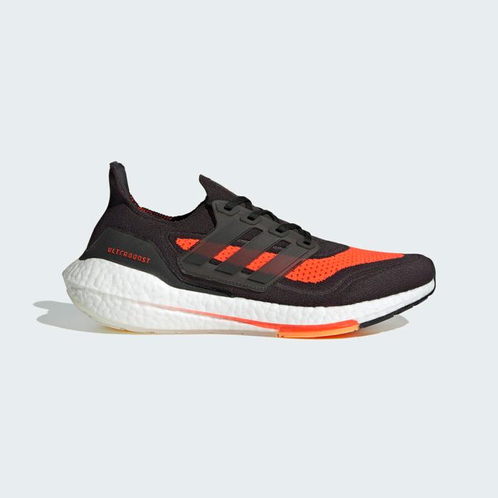 Sepatu Running Adidas Ultraboost 21 Black Red FZ2559 Original 100%