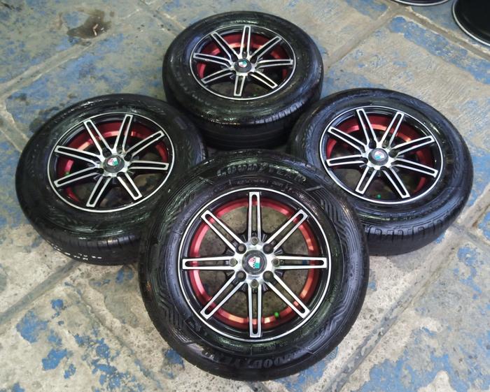 Ready Velg Racing OSSEN Ring 14 Lebar 6,5 8X100/114,3+GY 185 70 R14
