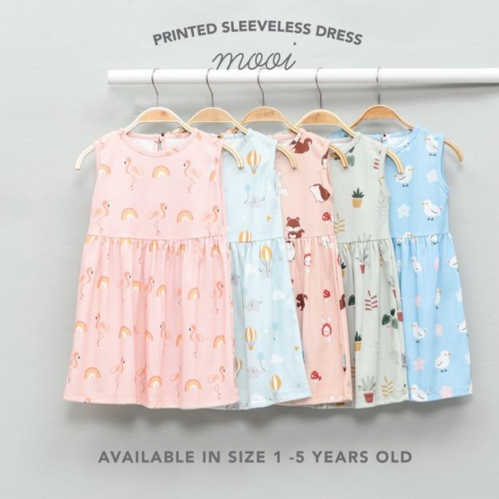 Mooi Printed Sleeveless Dress