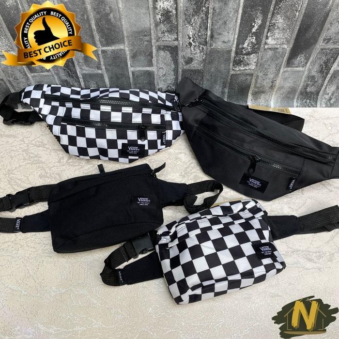 Waistbag Vans Checkerboard / Tas Selempang Tas Pinggang