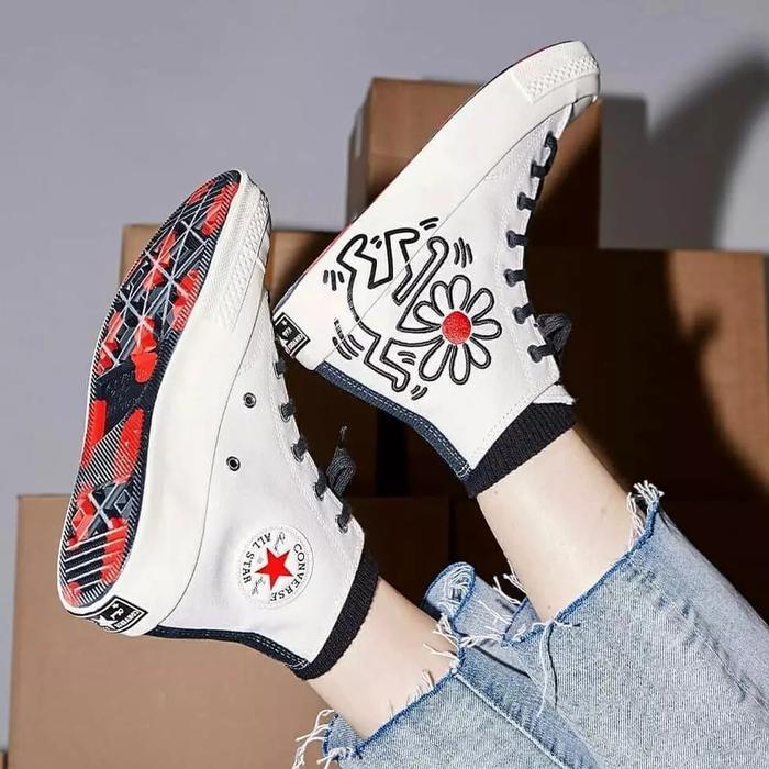 Converse 70s x Keith Haring High White Red