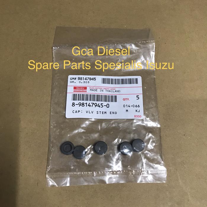 Topi klep dmax cap stem dmax 4JJ 1, 4JK 1, MUX ASLI