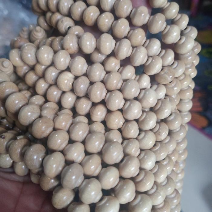 Tasbih kayu Kemuning model Gepeng profil