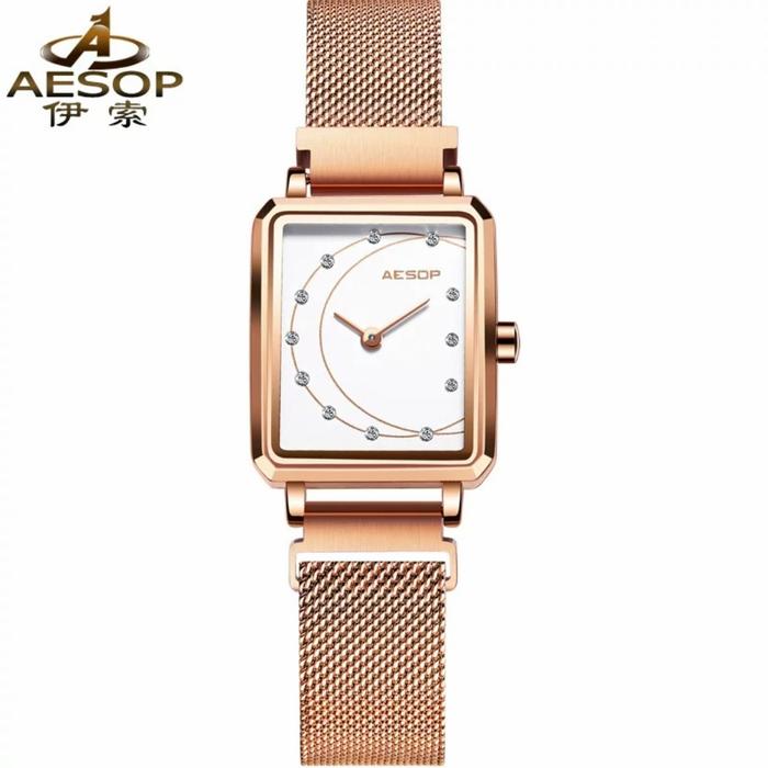 AESOP Jam Tangan Wanita Watch Luxury Wrist Watch Clock Women Milanese