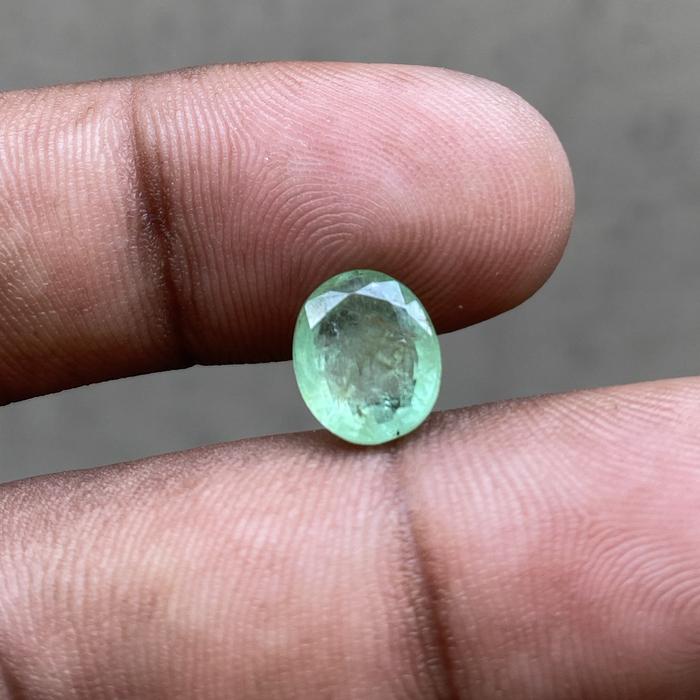 Batu Zamrud Colombia Natural Columbian emerald jamrud Ethiopia CT 2.45