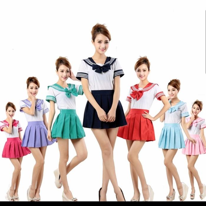 Seifuku Cosplay Seifuku Jkt48 Seragam Sekolah Jepang Seragam Sekolah