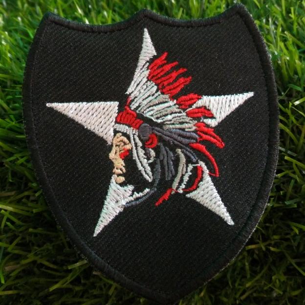 Bordir US Army Infantry Indian Head Division John Lennon The Beatles